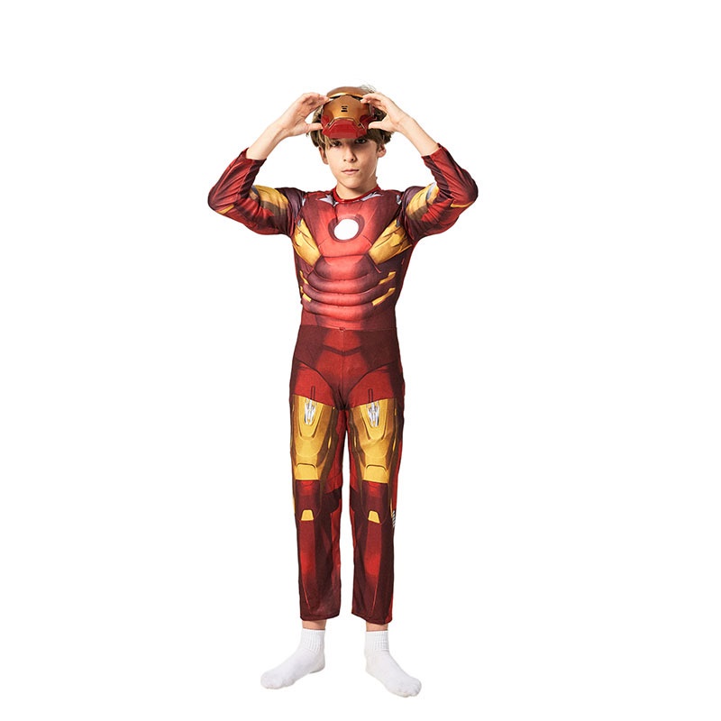 Bộ Đồ Hóa Trang Siêu Anh Hùng Iron Man MARK VII Dịp Halloween Cho Bé