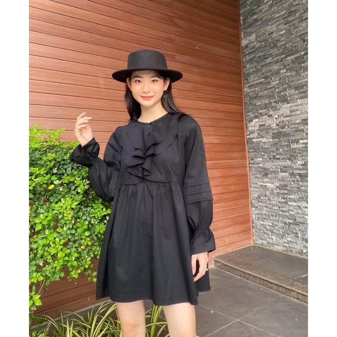 ĐẦM ĐEN BABYDOLL DRESS form babydoll cực xinh thiết kế form chuẩn ullzang
