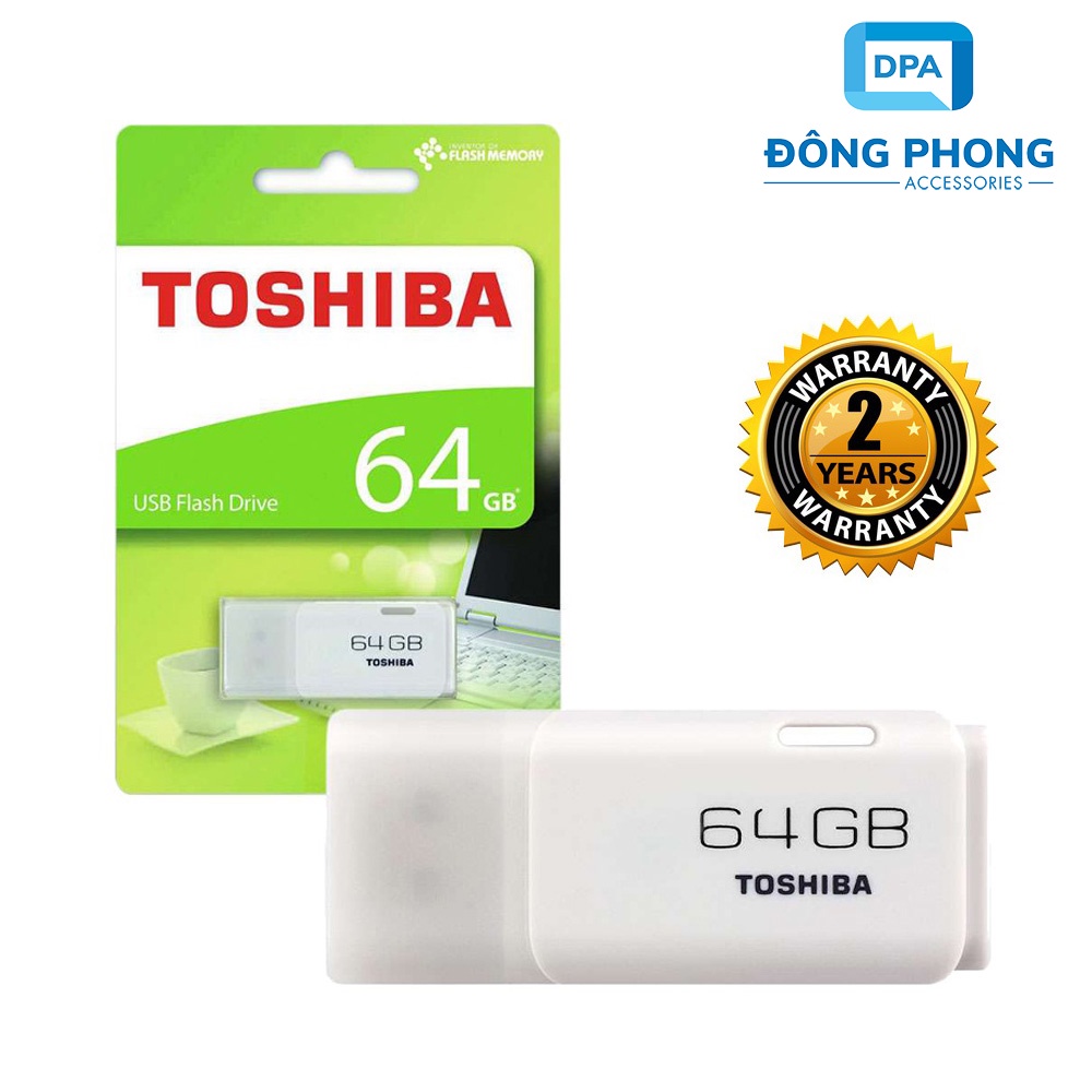 USB TOSHIBA 64GB U202 Chính Hãng Bảo Hành 24 Tháng