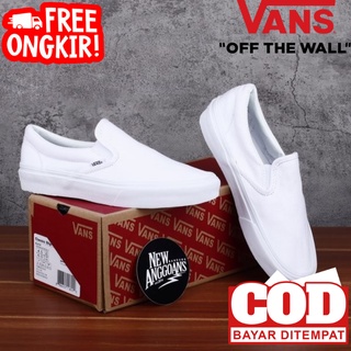 Giày vans slip on og checkerboard | giày thể thao vans slip on selop màu trắng đen