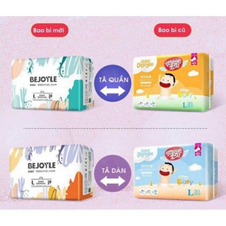 Bỉm Bejoyie Nội Địa Trung Dán, quần đủ size s120,m96, L90 L90,Xl78,xxl66, xxxl54, HÀNG CHÍNH HÃNG
