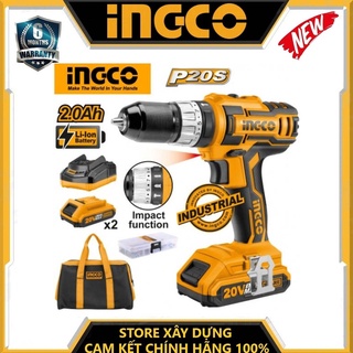 Máy khoan búa dùng pin 20v ingco cidli2002 - hàng chính hãng