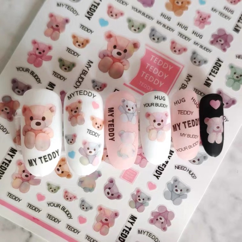 Sticker gấu các loại My teddy F266, F263, F264