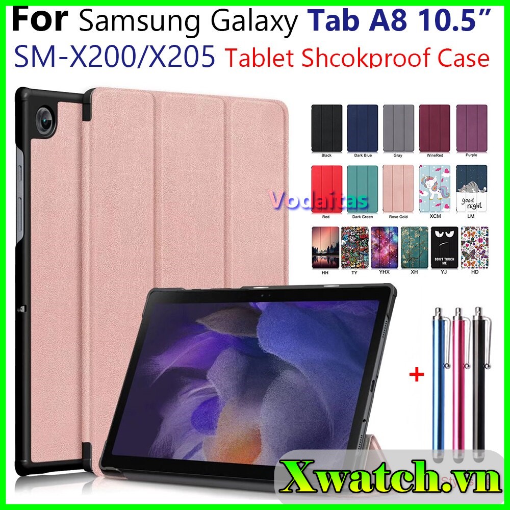 Bao Da Máy Tính Bảng Samsung Galaxy Tab A8 10.5 2021 SM-X200 X205 Galaxy Tab A8 2022