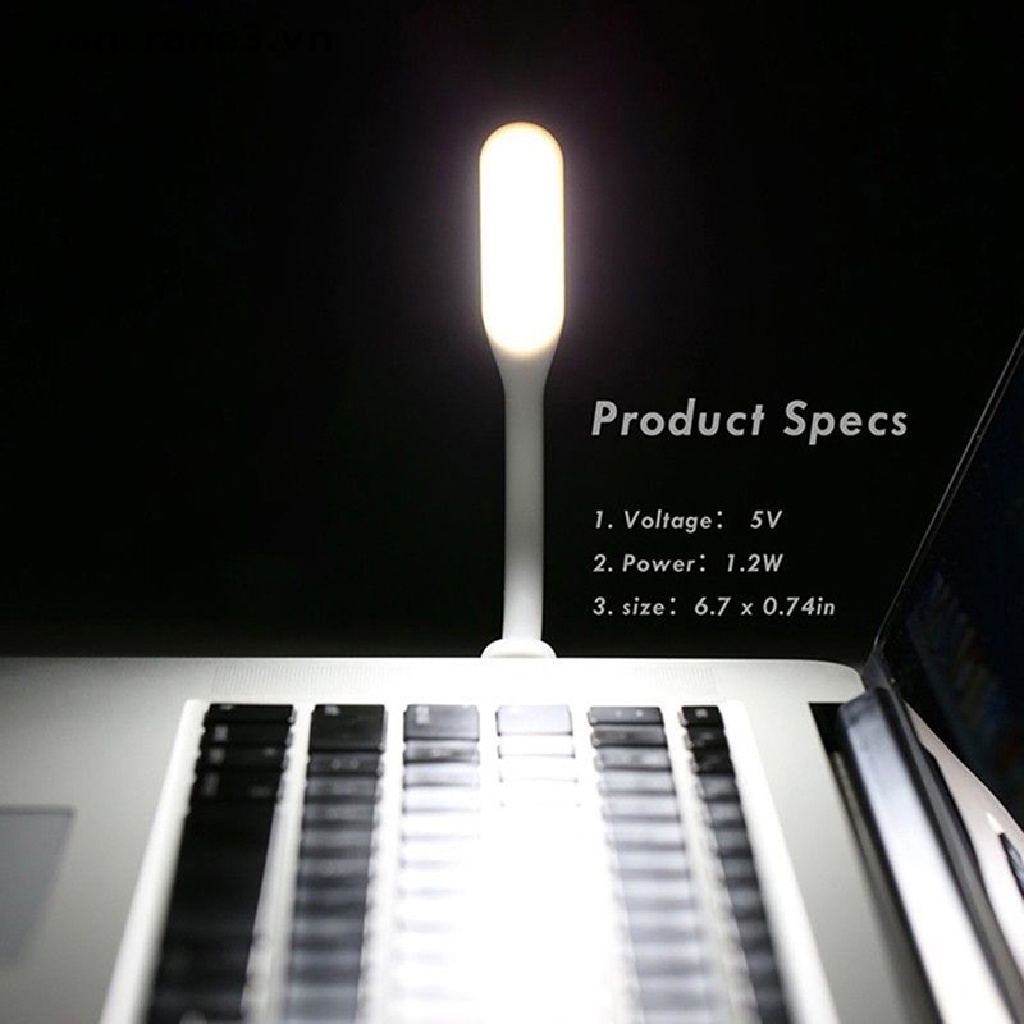 Đèn led usb mini linh hoạt tiện lợi dùng đọc sách cho máy tính / notebook / laptop