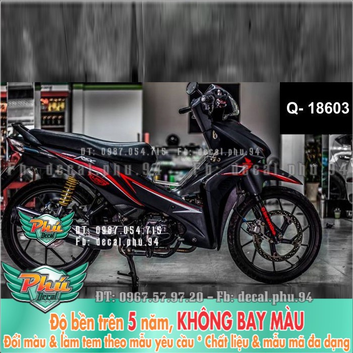 Tem rời Wave S chỉ xe đen B -1