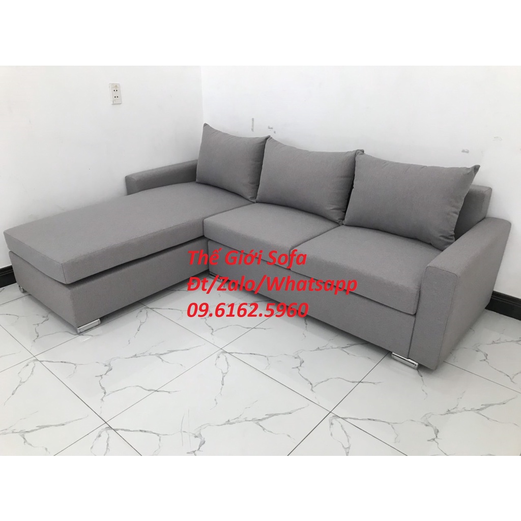 Sofa góc chữ L rẻ tại Tp HCM | Bàn ghế sofa góc L Nội thất phòng khách nhỏ gọn Sài Gòn