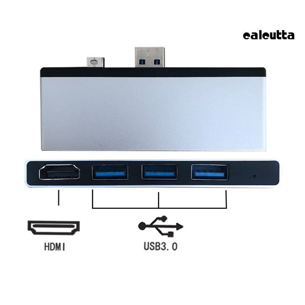 Bộ Chia Cổng Usb 3.0 4 Trong 1 Cho Máy Tính Bảng Surface Pro4 / 5 / 6