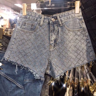 QUẦN JEANS SHORT LƯNG CAO