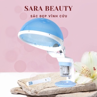 Máy xông hơi mặt kết hơp hấp tóc 2in1 tiện lơi dùng Spa và Tại nhà