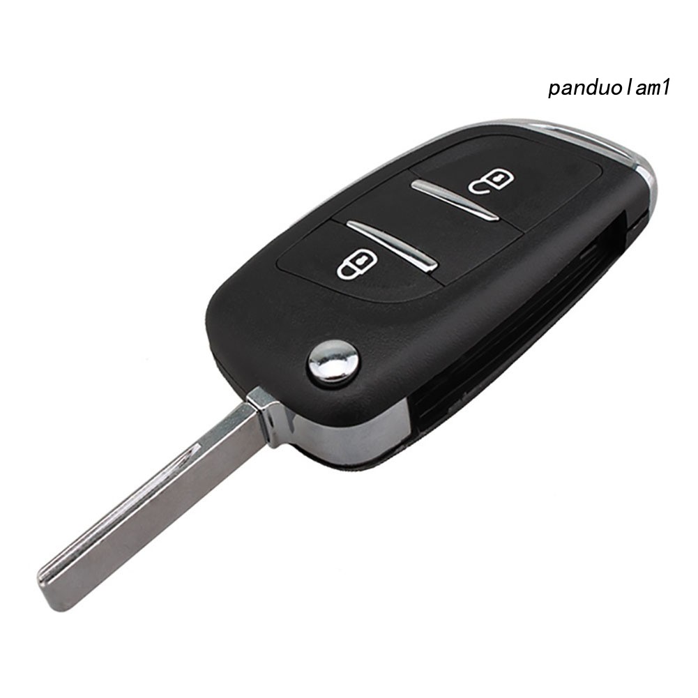 Vỏ ChìA KhóA ĐiềU KhiểN Từ Xa, 2 NúT BấM Cho Xe Peugeot 307 408 308 3008