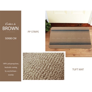 Thảm chùi chân CARMI 50*80 sọc