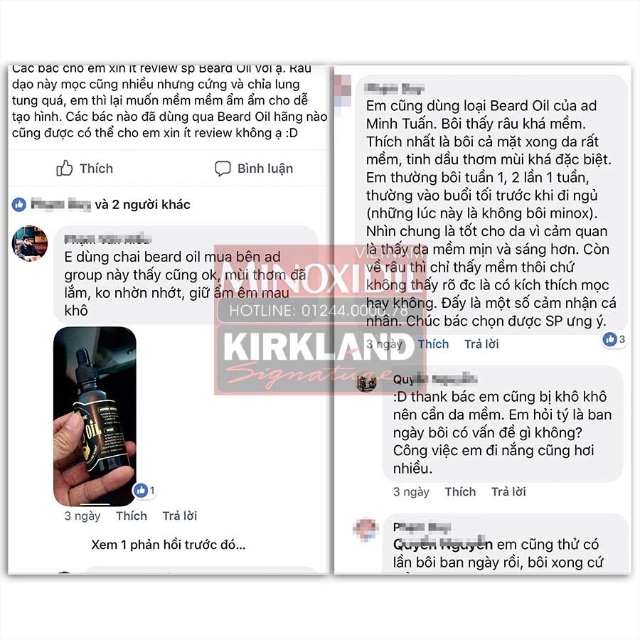 Dầu dưỡng râu Beard oil