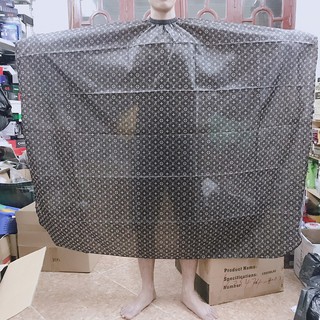 Khăn cắt tóc - áo choàng cắt tóc logo Louis Vuitton L.V