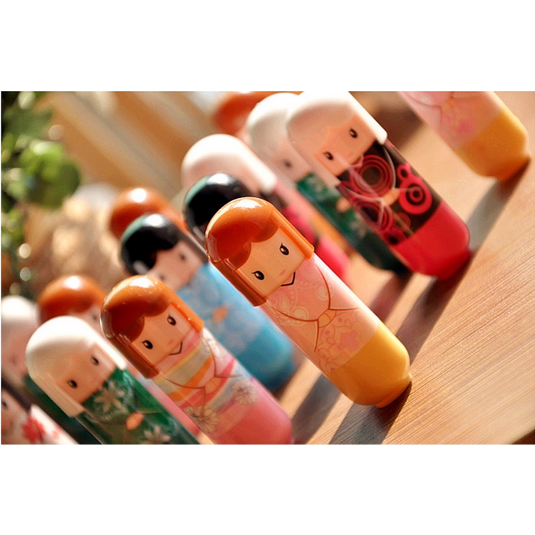 Set 6 Son Dưỡng Môi Hình Búp Bê Nhật Bản Xinh Xắn Độc Đáo | BigBuy360 - bigbuy360.vn