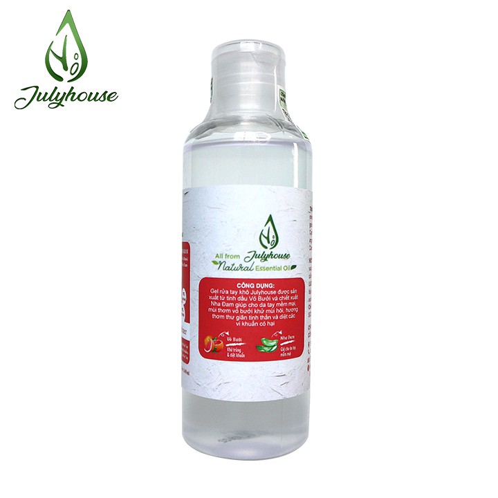Gel rửa tay khô tinh dầu Bưởi Chùm và Nha Đam 100ml JULYHOUSE | BigBuy360 - bigbuy360.vn