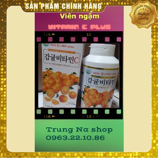 Viên Ngậm Vitamin C Jeju Tangerine Vita 1000 Hàn Quốc – Hộp 340 viên