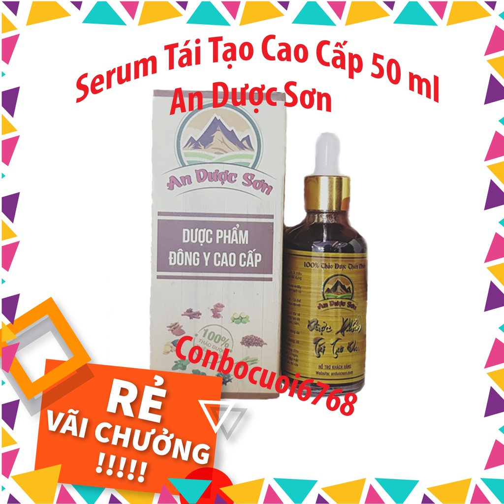 Láng mịn da sạch mụn Serum An Dược Sơn 50ml