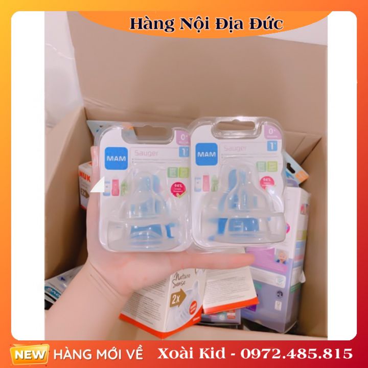 [Hàng nội địa Đức] Núm ty thay bình sữa MAM của Đức