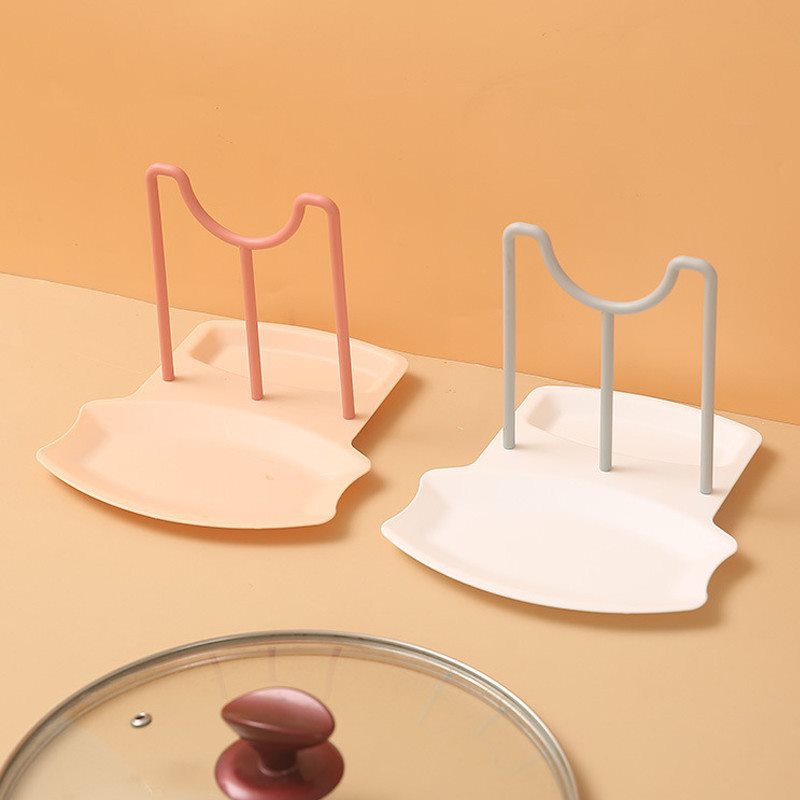 Giá Đỡ Nắp Nồi / Muỗng Không Đục Lỗ Tiện Lợi Cho Nhà Bếp