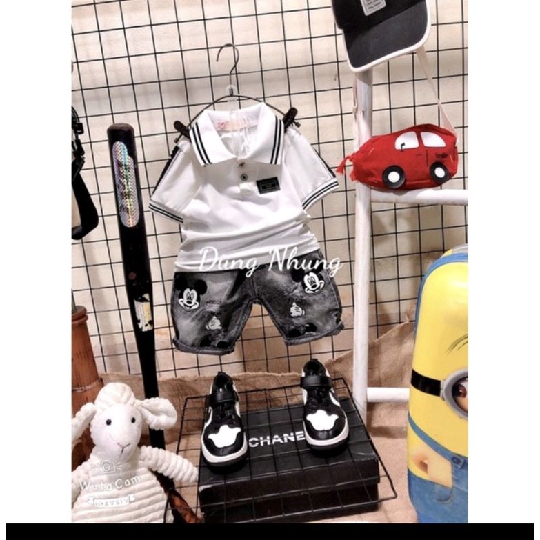 set cộc áo + quần jean