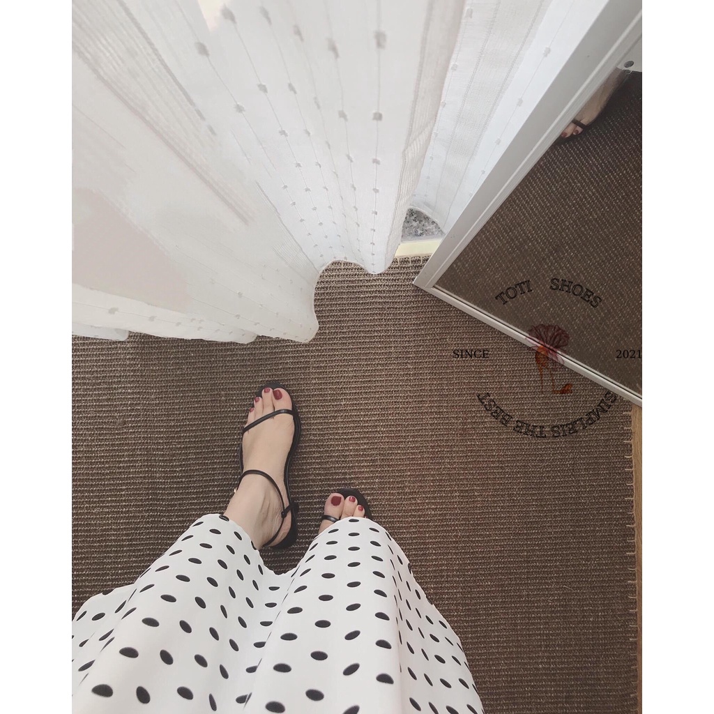 SANDAL CAO GÓT TOTIIE SHOES THỜI TRANG - GIÀY CAO GÓT DÂY MẢNH 5 PHÂN QUAI CÀI G2107020