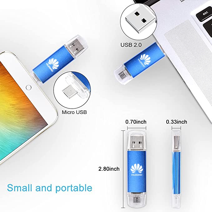 HUAWEI Thẻ Nhớ USB otg 256GB 512GB 1TB 2TB otg 3 Trong 1 128GB 8GB16GB 128GB 64GB 32GB Cho Điện Thoại