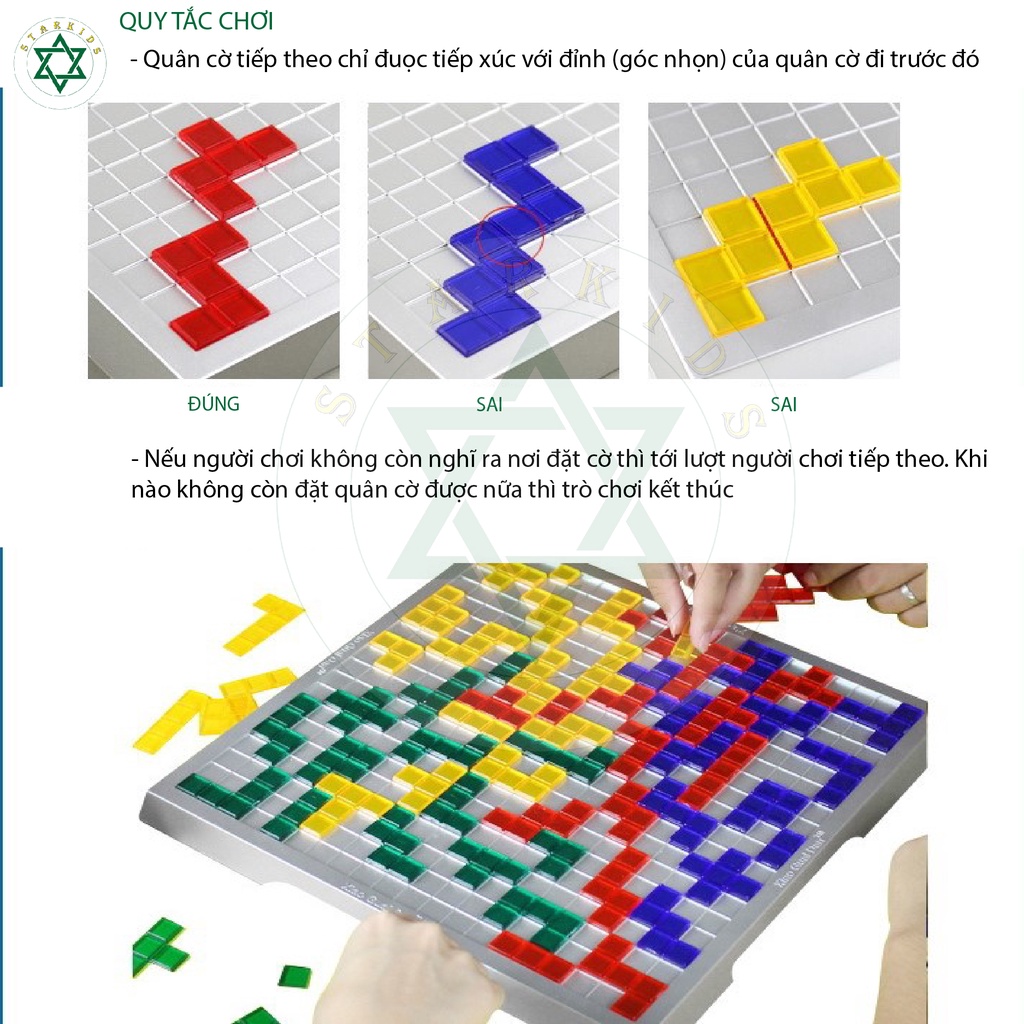 Cờ Đấu Sĩ, Xếp Hình Tetris, Trò Chơi Tương Tác Phát Triển Trí Tuệ