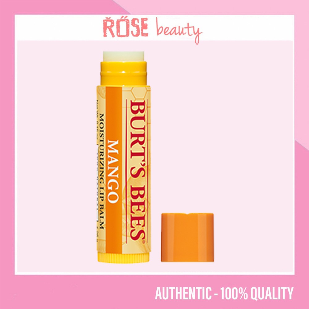 Son thỏi dưỡng môi Burt's Bees Beeswax Lip Balm