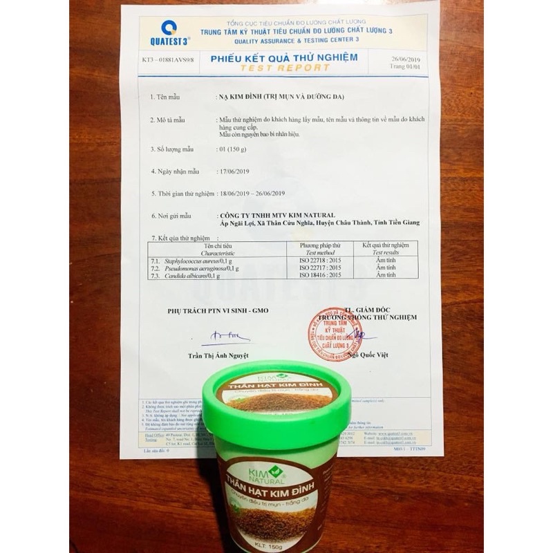 NẠ HẠT KIM ĐÌNH KIMNATURAL