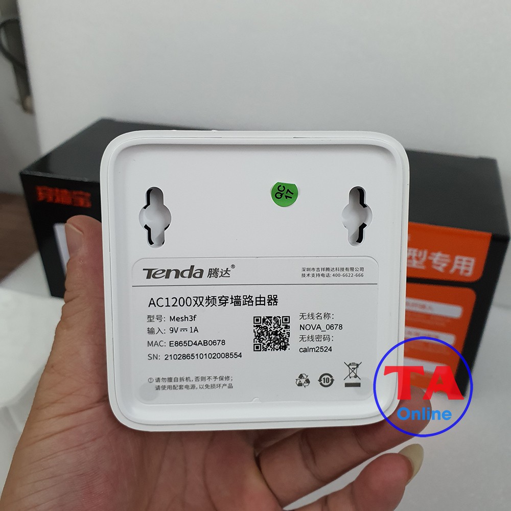 Wifi Mesh Tenda Nova MW3 - Ghép Nối Không Dây Cho Vùng Phổ Sóng Rộng Hơn 300m2