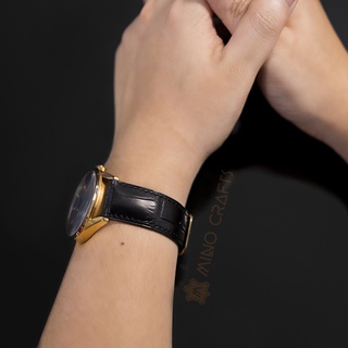 Dây đồng hồ handmade da cá sấu - Tùy chỉnh size theo đồng hồ khách