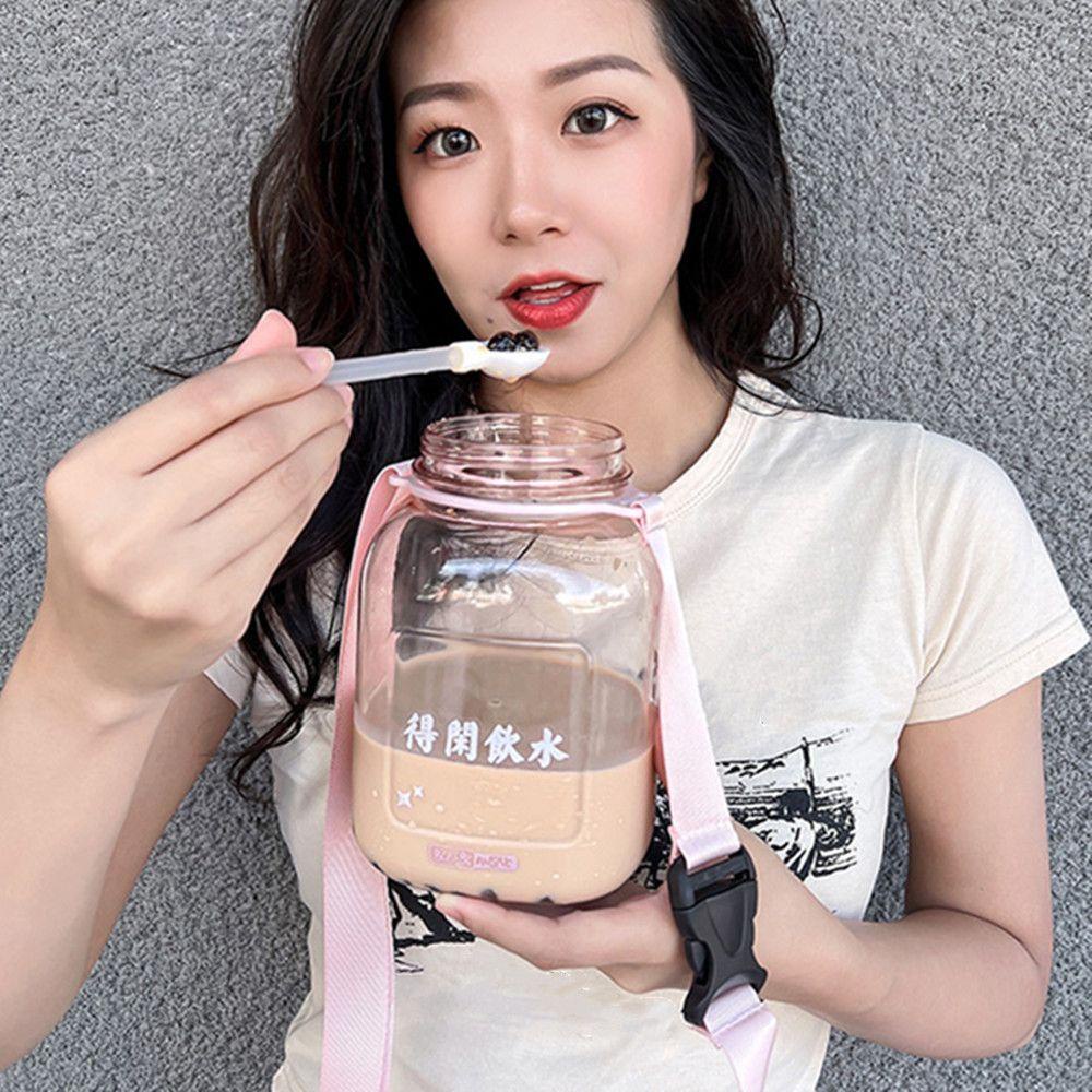 YOLA Bình Nước 1300ml Thiết Kế Dễ Thương Tiện Dụng Cho Bé