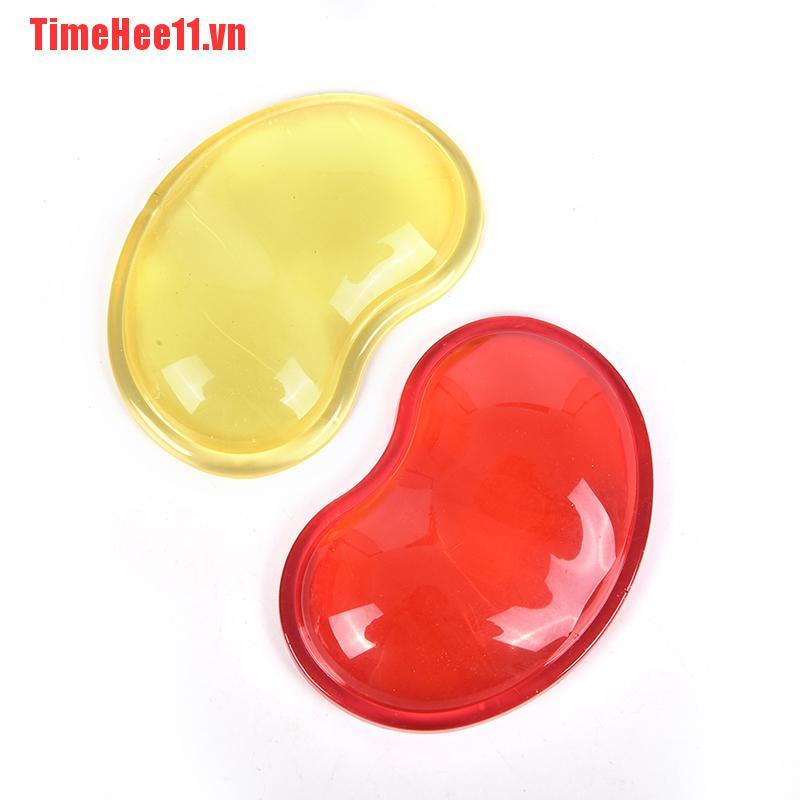 【TimeHee11】Heart Silicon Mouse Pad Clear Wristband Pad For Desktop Computer