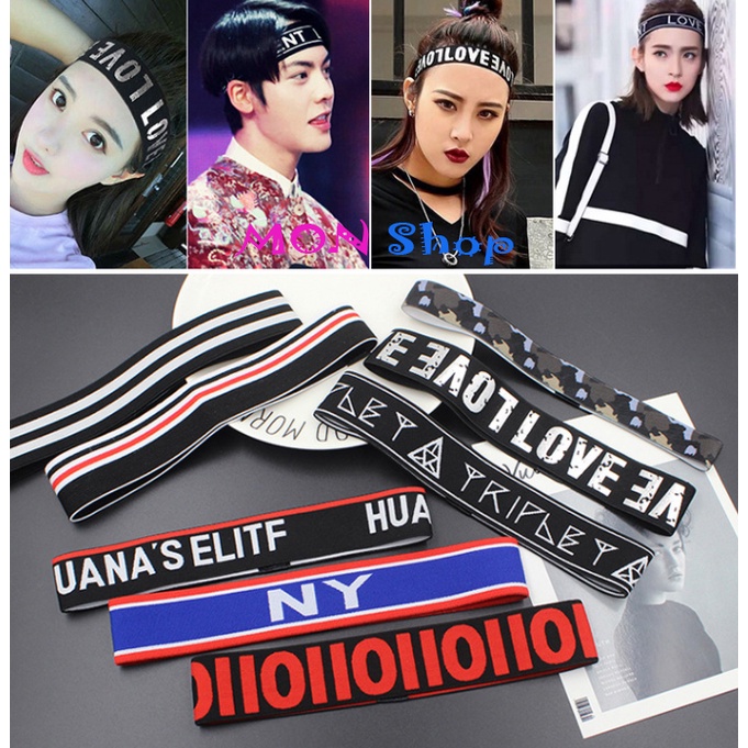 Băng đô thể thao Headband đeo trán tập Gym Yoga chơi thể thao thời trang