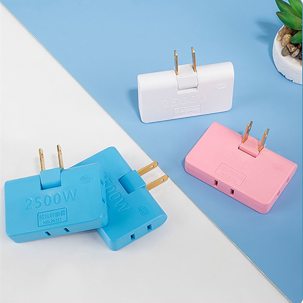 Ổ Cắm Điện Đa Năng Thông Minh Xoay Tròn 180 Độ 2 Chân Du Lịch Hoco Xiaomi Nối Dài Gấp Gọn An Toàn Tiết Kiệm Điện Giá Rẻ