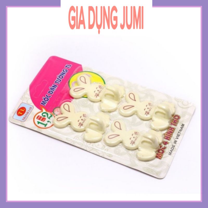 Móc dán nhựa siêu dính nhiều hình ngộ nghĩnh