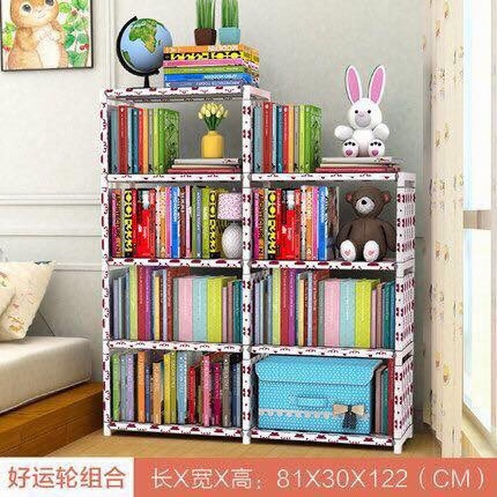 Giá sách lắp ghép 7 ô | BigBuy360 - bigbuy360.vn