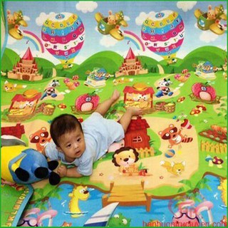 [SALE_ĐẬM]sản phẩm thảm xốp chơi 2 mặt cho bé m8- 2m