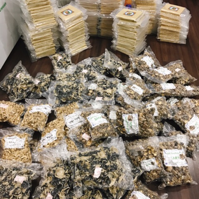 Combo nấm hương vỏ ram 300k (500g nấm, 4tệp ram)