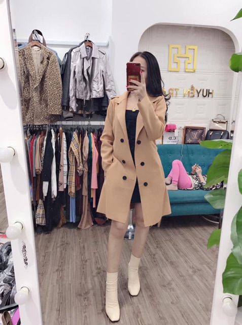 Áo dạ ép dáng dài