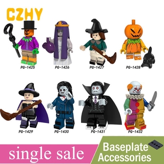 Bộ Đồ Chơi Xếp Hình Mini Hình Phù Thủy Bí Ngô Ma Cà Rồng Joker PG8171 Giáo Dục Cho Bé