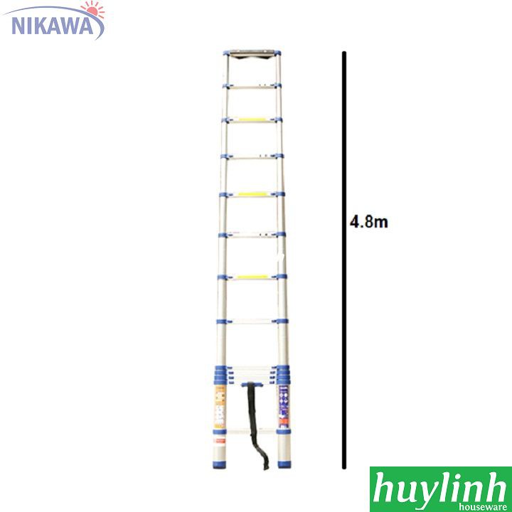 Thang nhôm rút đơn chuyên dụng Nikawa NK-48R - 4.8m