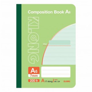 [Combo 5 cuốn] Sổ may KLONG 200tr A6 ; MS: 339