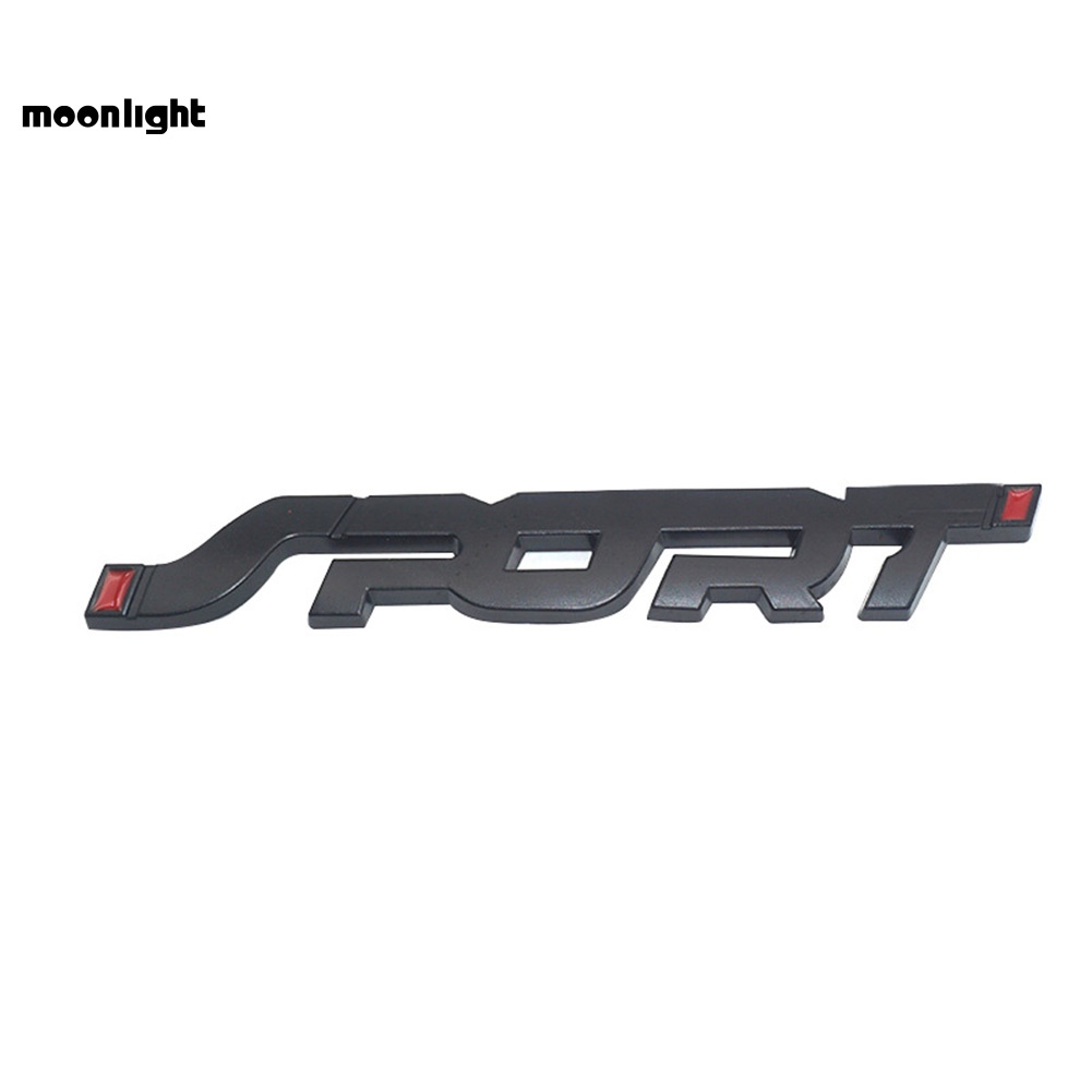 Miếng Dán Chữ SPORT 3D Bằng Kim Loại Trang Trí Xe Hơi / Xe Tải