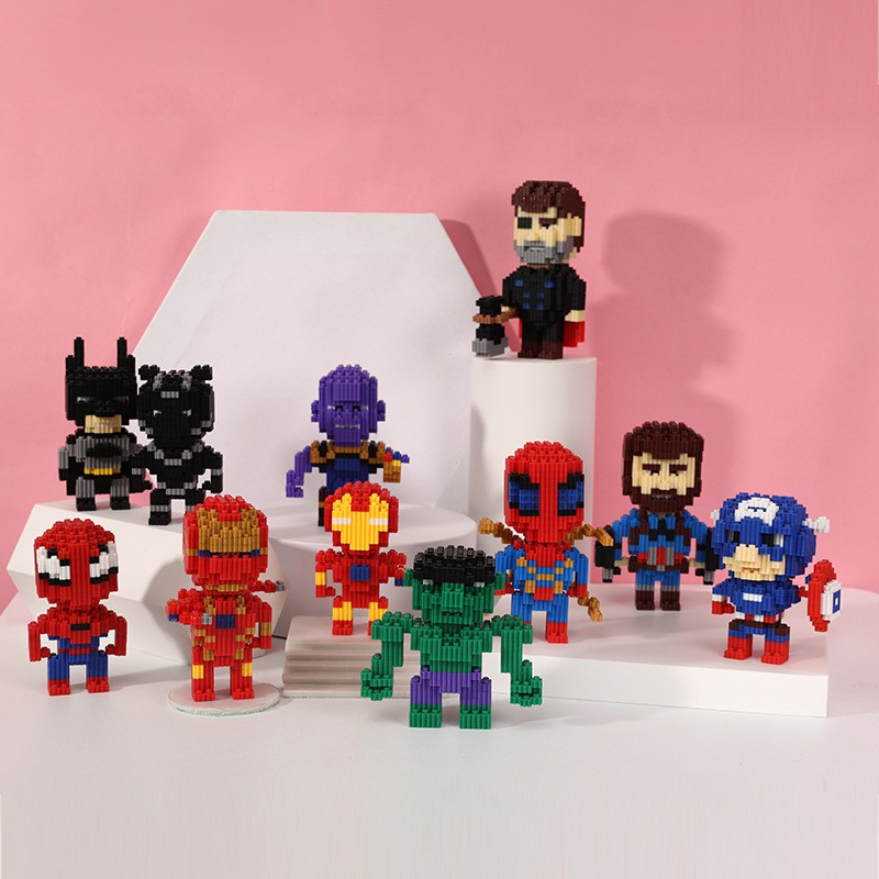 [750 CHI TIẾT] Đồ chơi Lego Avenger các nhân vật siêu anh hùng / Lego Spide man / Lego Iron man / Lego Batman