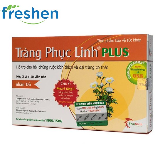 ✅ (CHÍNH HÃNG) TRÀNG PHỤC LINH- HỖ TRỢ GIẢM HỘI CHỨNG RUỘT KÍCH THÍCH, CO THẮT ĐẠI TRỰC TRÀNG