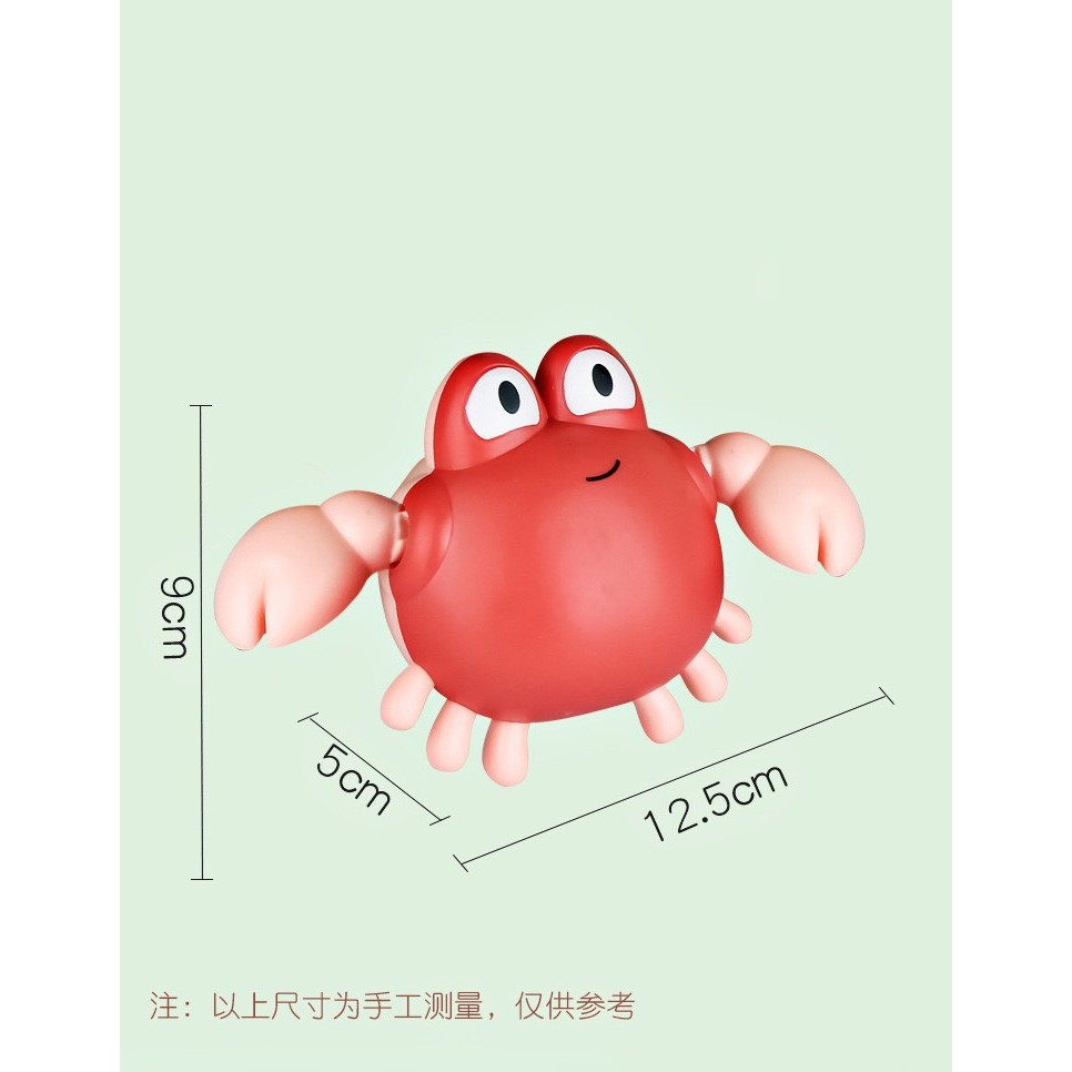 Đồ Chơi Thả Bồn Tắm Vặn Cót Hình Chú Cua Biển Ngộ Nghĩnh Cho Bé - DC16
