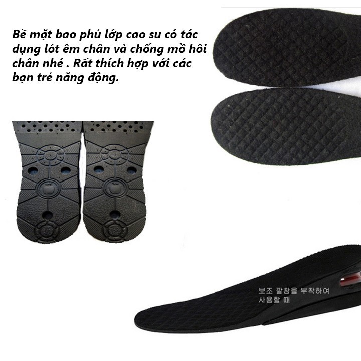 Lót giày tăng chiều cao nguyên bàn 3cm-5cm-7cm [Giá sale chỉ bán online trên Shopee] BTS so