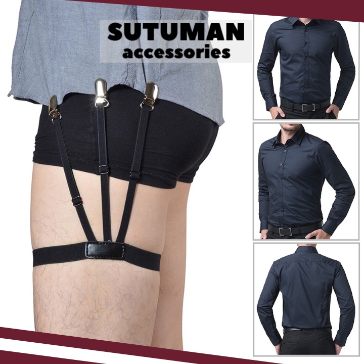 [Mua Từ Live Giảm 40K] 1 Cặp Đai Kẹp Giữ Áo Sơ Mi Thẳng Khi Đóng Thùng Sutuvn Phụ Kiện Thời Trang Nam Hiện Đại
